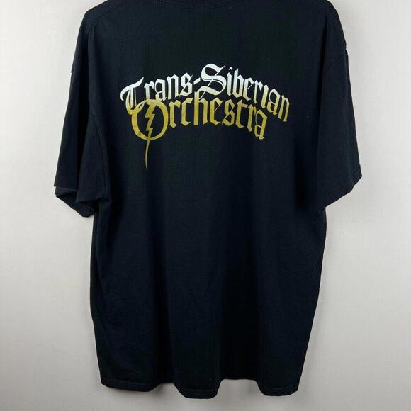 Trans Siberian Orchestra 2010 Local Crew Shirt Sz XL RARE TSO Black - Picture 2 of 5